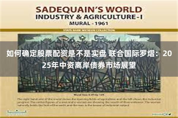 如何确定股票配资是不是实盘 联合国际罗熠：2025年中资离岸债券市场展望