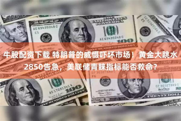牛股配资下载 特朗普的威慑吓坏市场！黄金大跳水2850告急，美联储青睐指标能否救命？