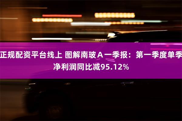 正规配资平台线上 图解南玻Ａ一季报：第一季度单季净利润同比减95.12%