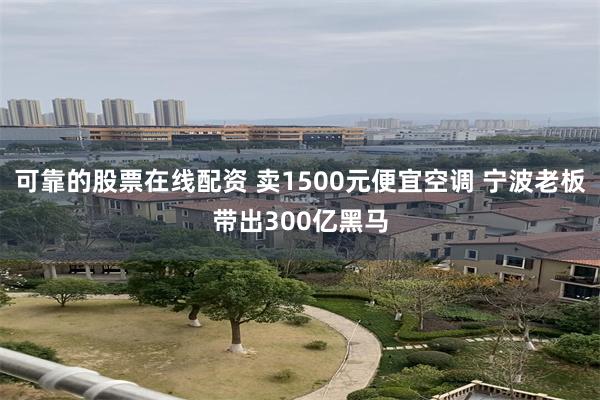 可靠的股票在线配资 卖1500元便宜空调 宁波老板带出300亿黑马